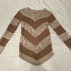 Beige & cream sweater